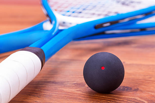 racquetball racquet and ball
