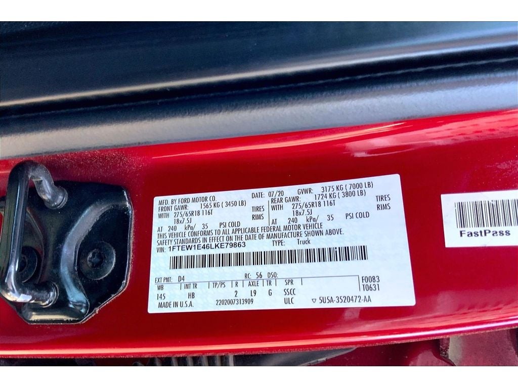 2020 Ford F-150 LARIAT