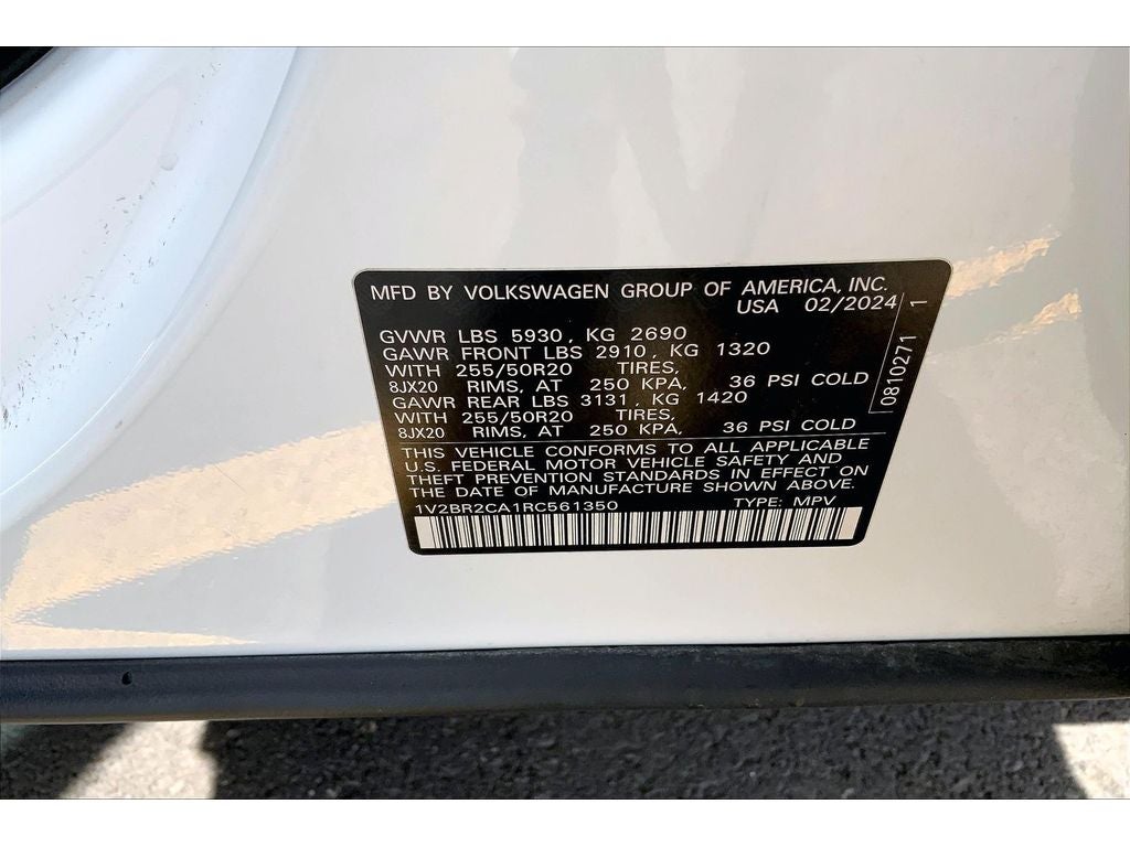 2024 Volkswagen Atlas 2.0T SEL