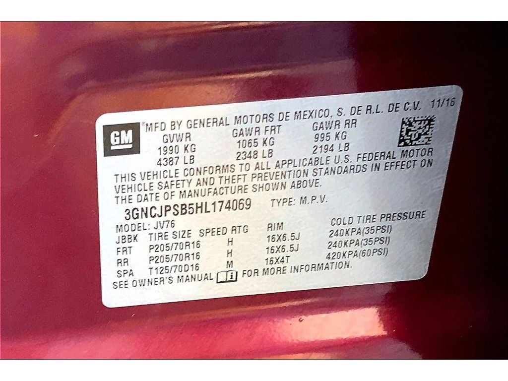 2017 Chevrolet Trax LT