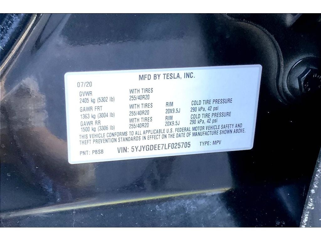 2020 Tesla Model Y Long Range