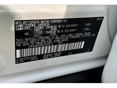 2021 Toyota Venza Limited