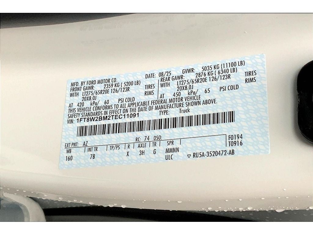 2026 Ford F-250 Super Duty Platinum