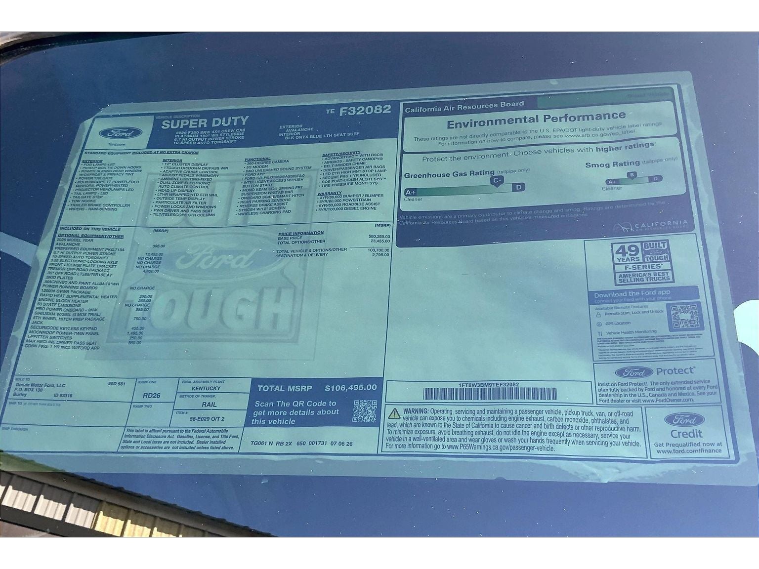 2026 Ford F-350 Super Duty Platinum