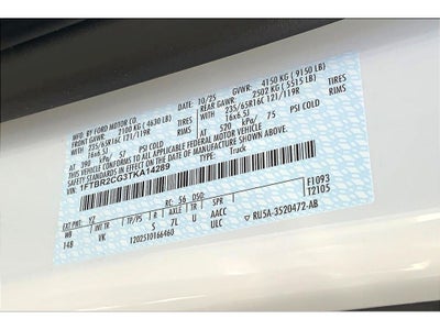 2026 Ford Transit Van EL T-250 Med Roof Slide Base