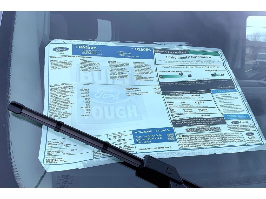 2025 Ford Transit Van T-250 Low Roof Slide Base