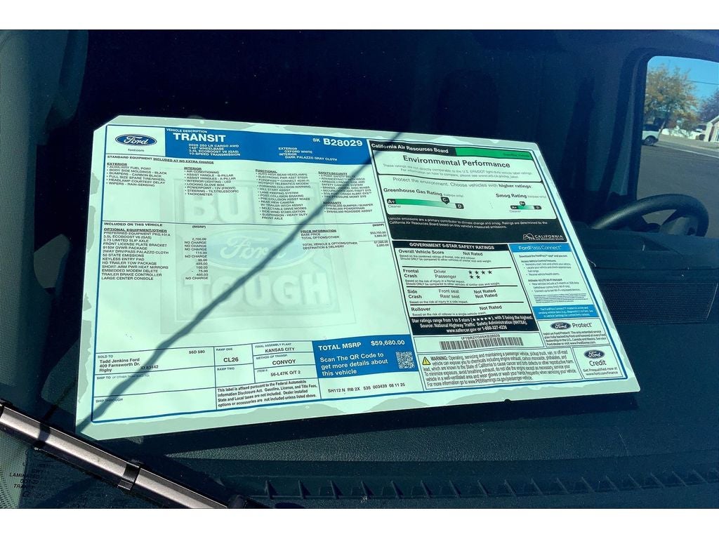 2025 Ford Transit Van T-250 Low Roof Slide Base