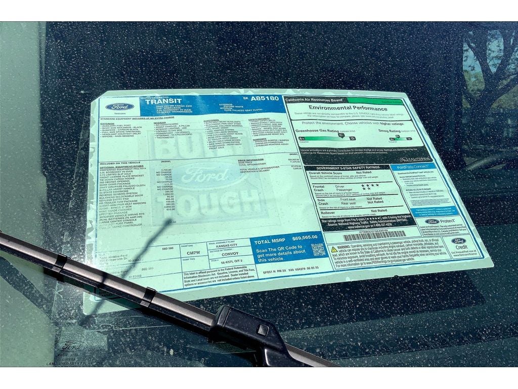 2025 Ford Transit Van T-350 Med Roof Slide Base