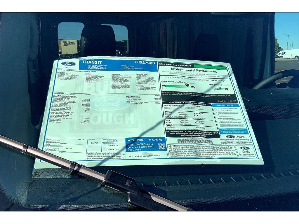 2025 Ford Transit Van T-150 Med Roof Slide Base
