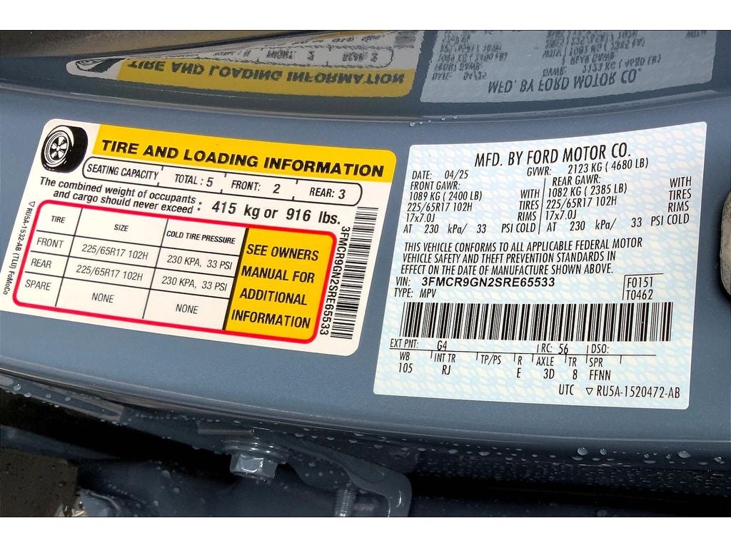 2025 Ford Bronco Sport Heritage