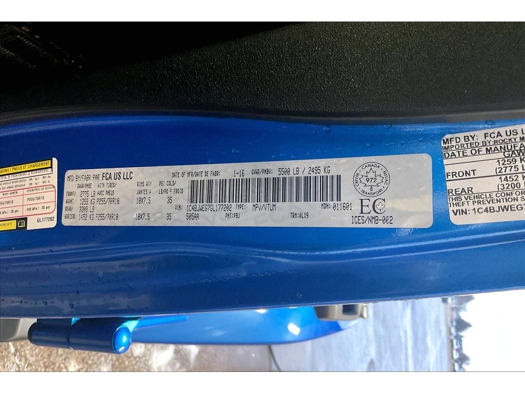 2016 Jeep Wrangler Unlimited Sahara