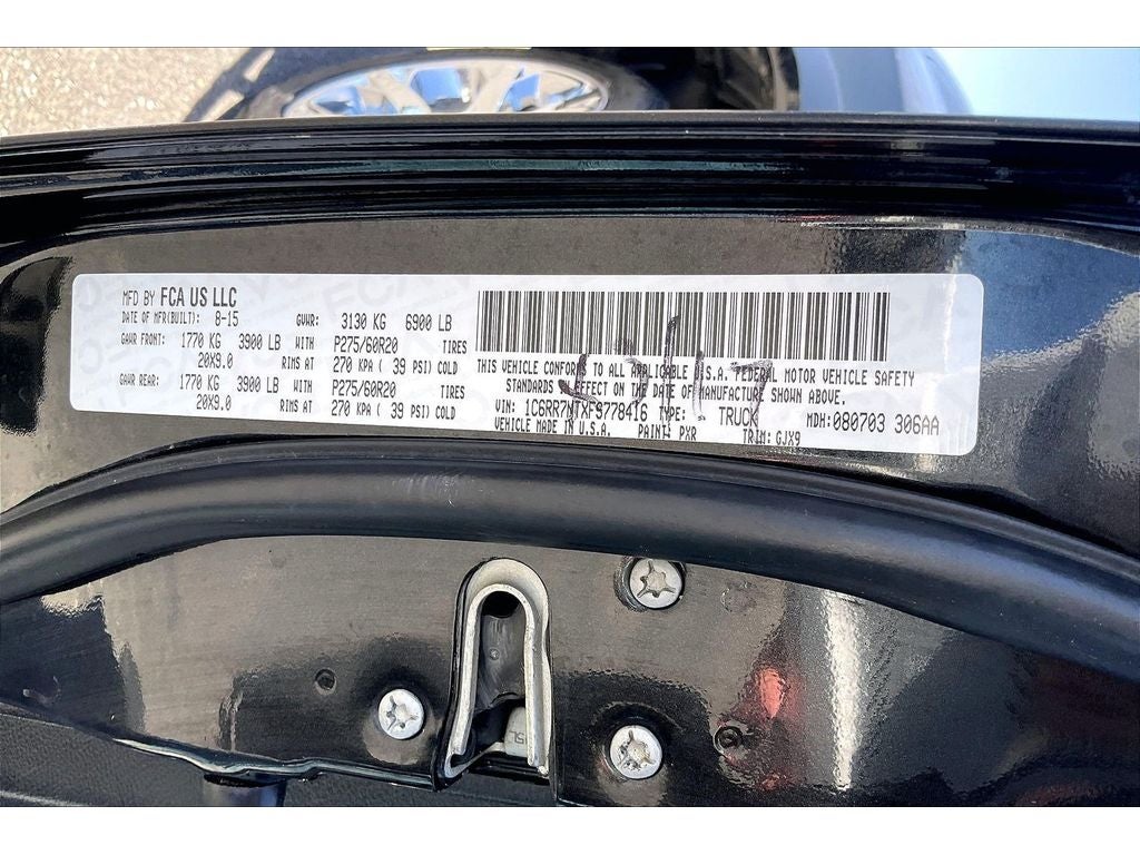 2015 RAM 1500 Laramie