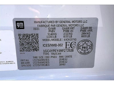 2021 Chevrolet Silverado 2500 HD LTZ