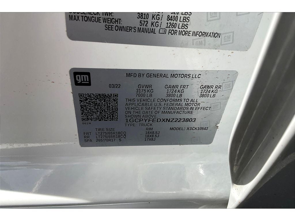 2022 Chevrolet Silverado 1500 LTD LT Trail Boss