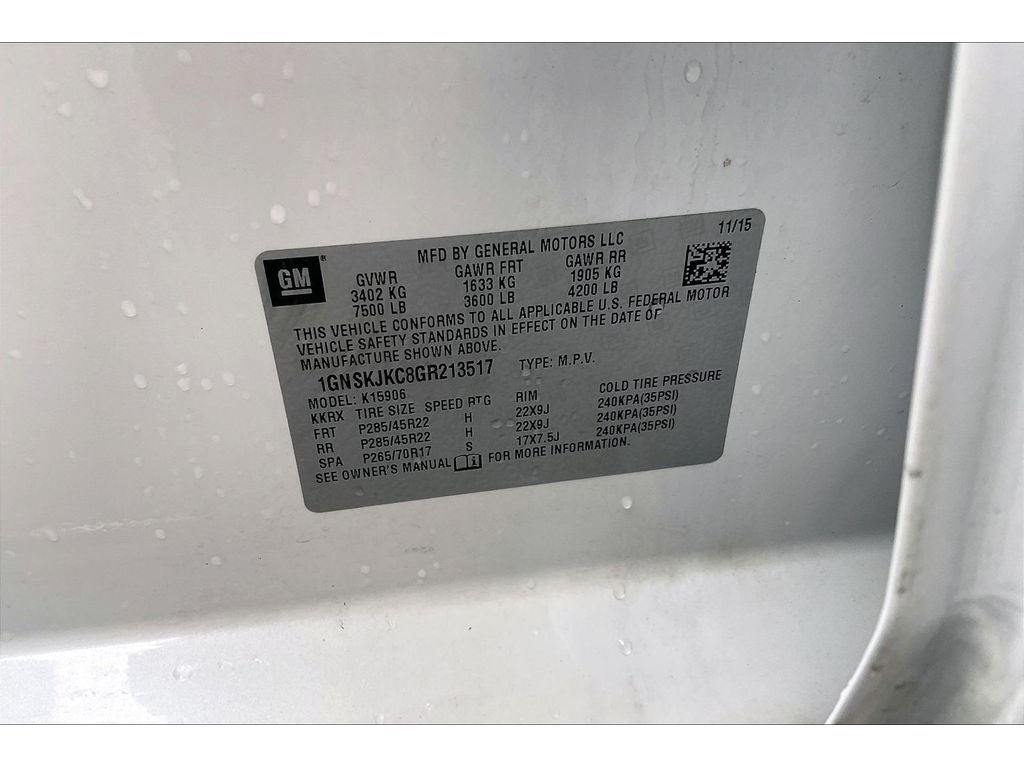 2016 Chevrolet Suburban LTZ