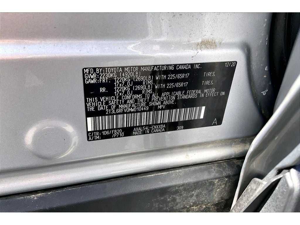 2021 Toyota RAV4 Hybrid LE