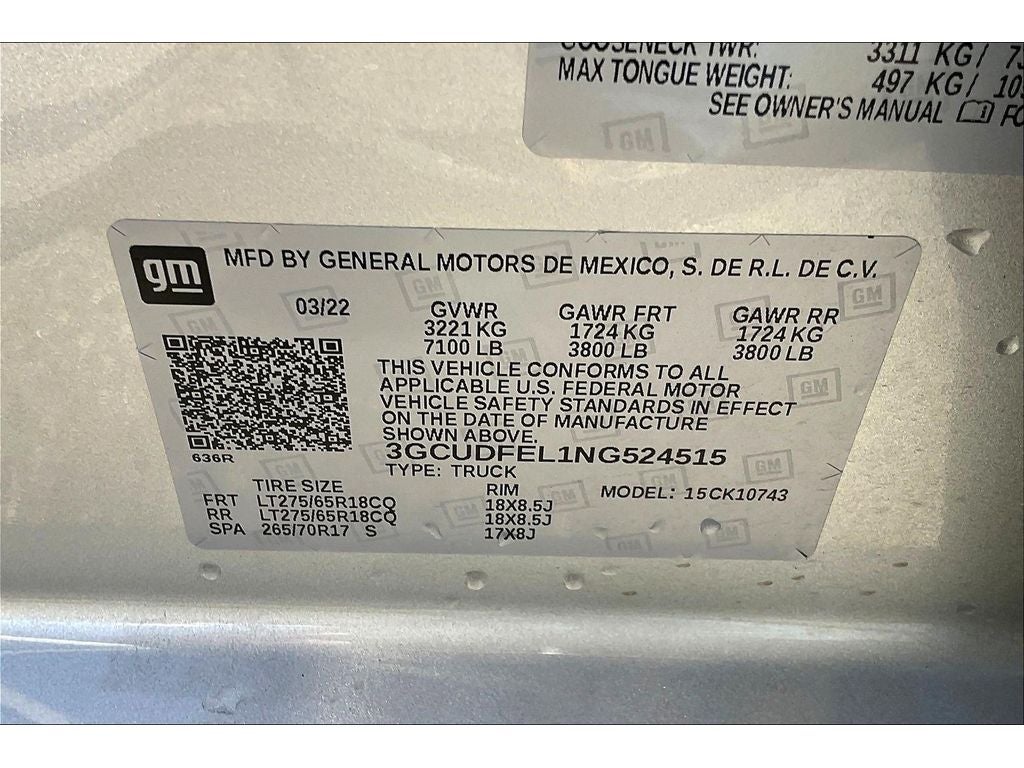 2022 Chevrolet Silverado 1500 LT Trail Boss