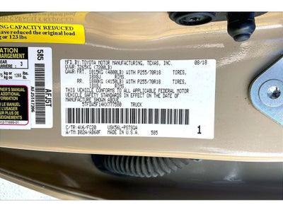 2019 Toyota Tundra 4WD SR5