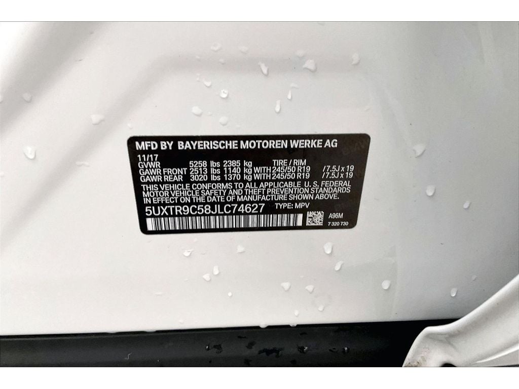 2018 BMW X3 xDrive30i