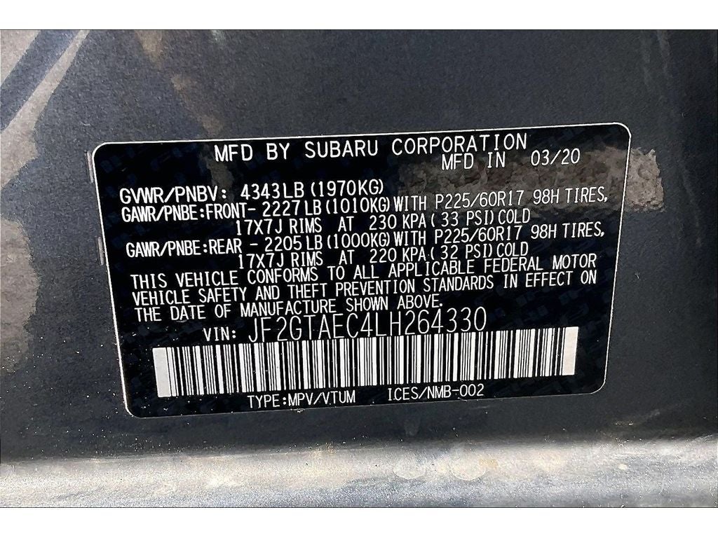 2020 Subaru Crosstrek Premium